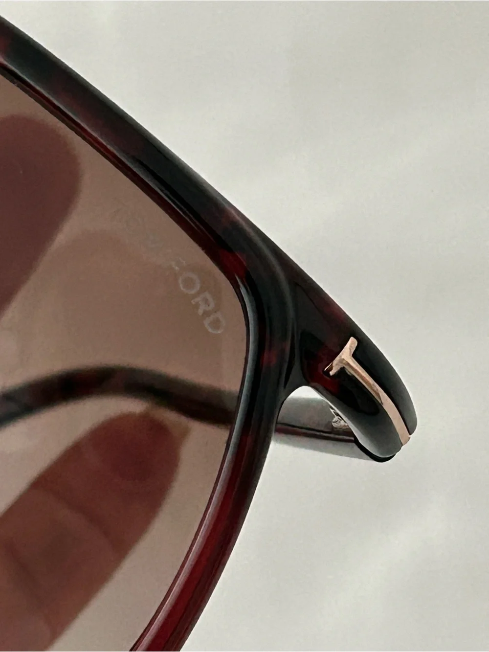 Tom Ford MERYL Sunglasses FT1038-56Z-64 Havana Frame Violet Gradient Lenses